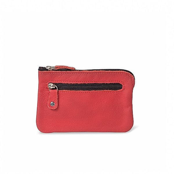 Hamosons Schlüsseltasche Großes Schlüsselmäppchen, Leder, Rot, günstig online kaufen