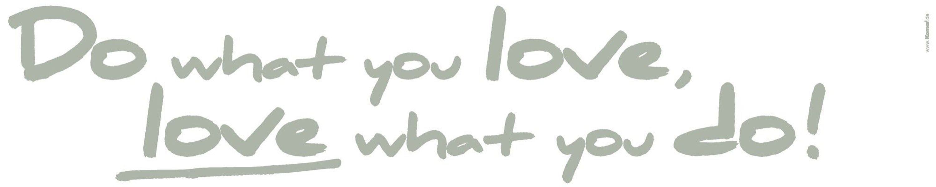 Komar Deko-Sticker Do What You Love 14 cm x 70 cm günstig online kaufen