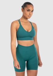 Smilodox Sport-BH Katrin, Crop Top V-Ausschnitt günstig online kaufen