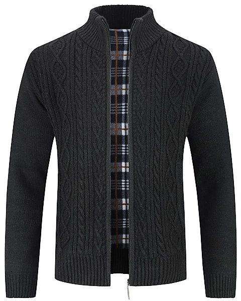 Allthemen Cardigan mit Stehkragen Herren warme günstig online kaufen
