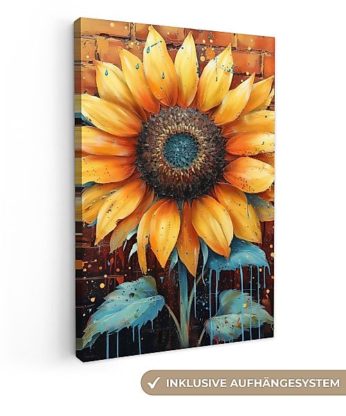 OneMillionCanvasses® Leinwandbild Sonnenblume - Blumen - günstig online kaufen