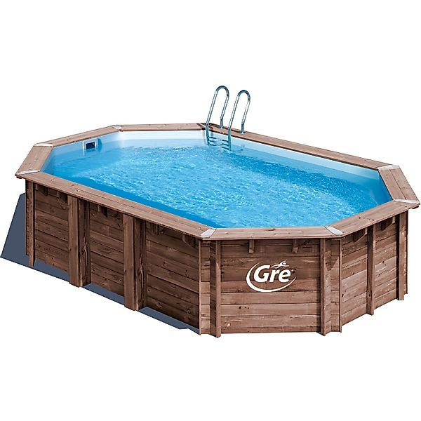 Gre Achteckpool "MACADAMIA" Kiefernholz, BxLxH: 335x632x130 cm günstig online kaufen