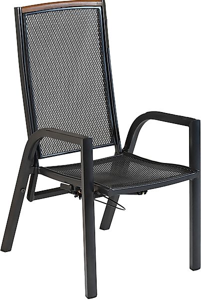 MERXX Gartensessel »»Tilos«« Set, Rückenabschluss aus Akazienholz, 2 Stk. t günstig online kaufen