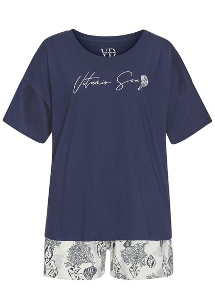 Vivance Dreams Shorty Set, 2 Stk. tlg., Schönes Muschel-Muster günstig online kaufen