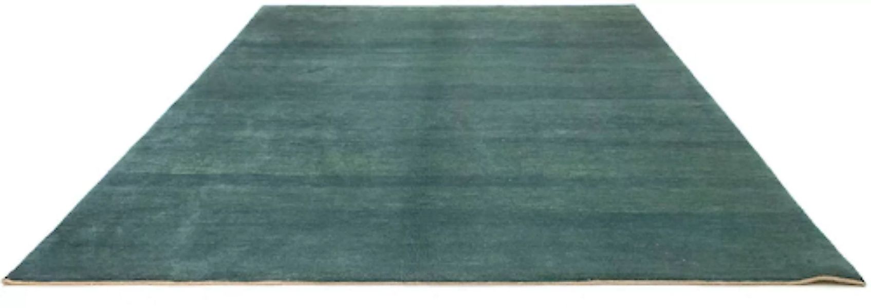 morgenland Wollteppich »Gabbeh Teppich handgeknüpft grün«, rechteckig, hand günstig online kaufen