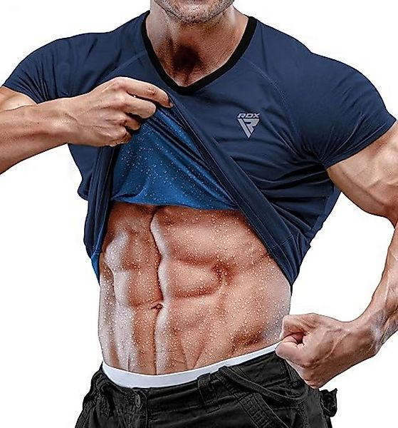 RDX Sports Kompressionsshirt RDX Herren Sauna Shirt – Schweißanzug Fitness günstig online kaufen