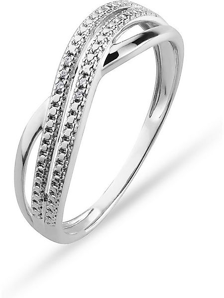 CHRIST Diamantring CHRIST Damen-Damenring 375er Weißgold Diamant günstig online kaufen