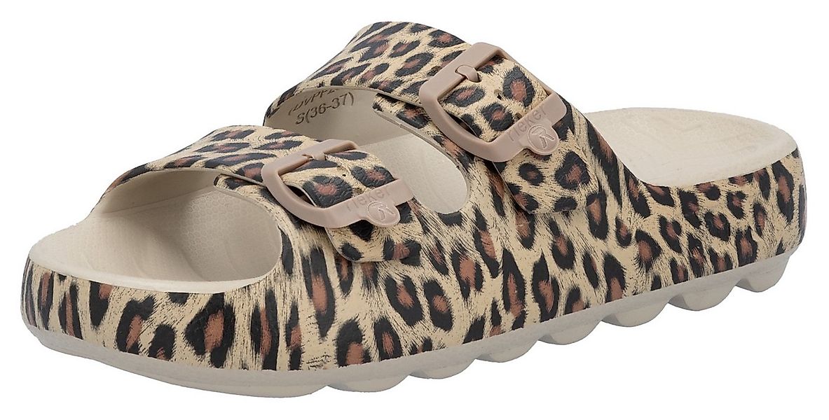 RIEKER Sport Pantolette Sommerschuh, Strandschuh, Hausschuh mit zwei verste günstig online kaufen
