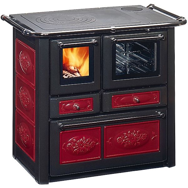 Westminster Küchenofen K85 F / R Keramik Bordeaux 6 kW günstig online kaufen