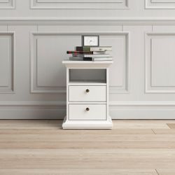 Home affaire Nachttisch "Paris Nachtkommode, Nachtschrank, Beistelltisch" m günstig online kaufen