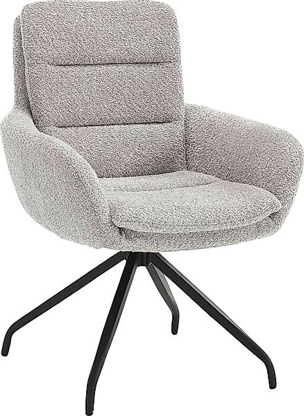Home affaire Esszimmerstuhl "Taragona", (Set), 2 St., Boucle, mit unterschi günstig online kaufen