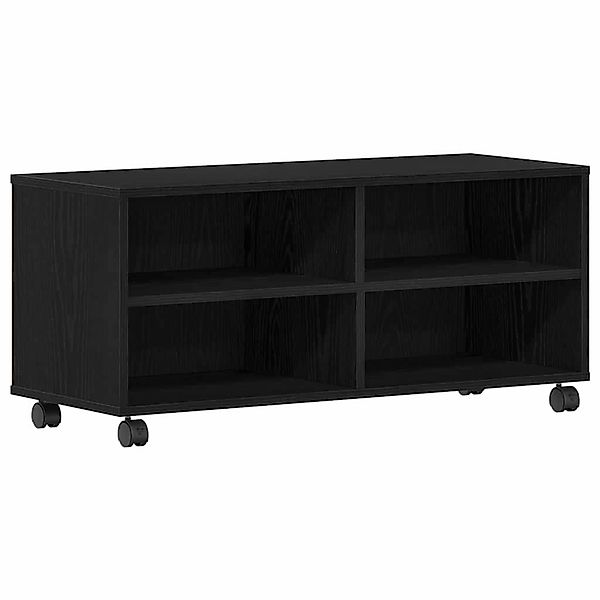 vidaXL TV-Schrank Schwarz 90 x 35 x 35 cm Holzwerkstoff 861981 günstig online kaufen