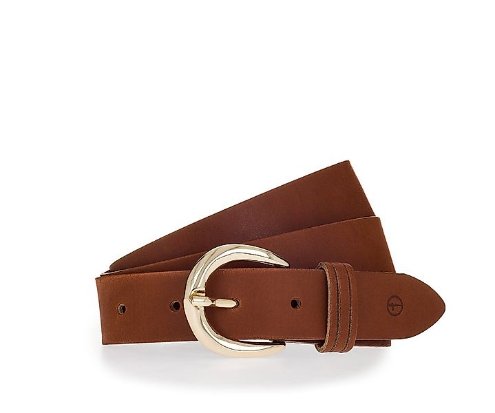 Tamaris Ledergürtel 3cm breit, schlichte Dornschnalle in Gold, dezentes Mar günstig online kaufen