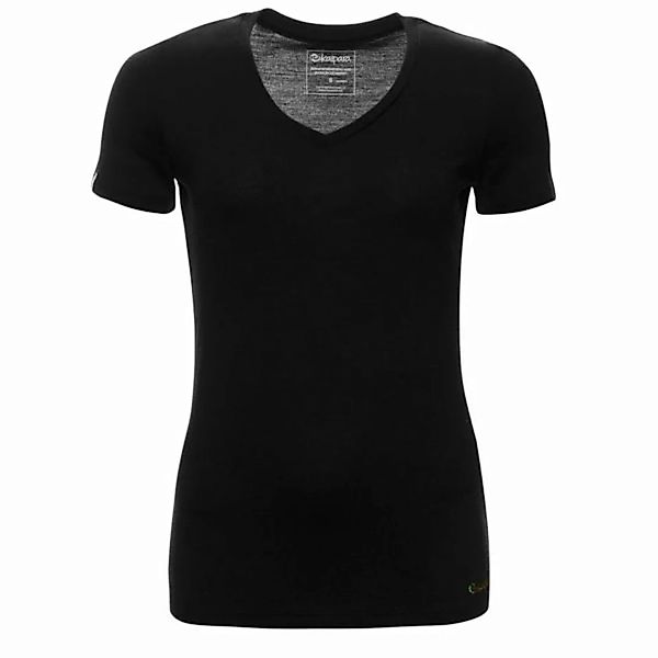 Kaipara Merino Shirt Kurzarm Slimfit V-neck 200 Mulesing-frei günstig online kaufen