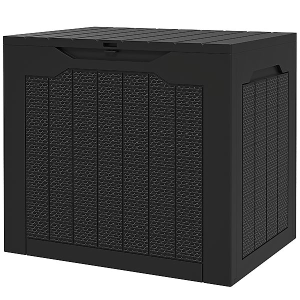 Outsunny Gartenaufbewahrungsbox 93L mit eingelassenen Griffen, wasserdichte günstig online kaufen