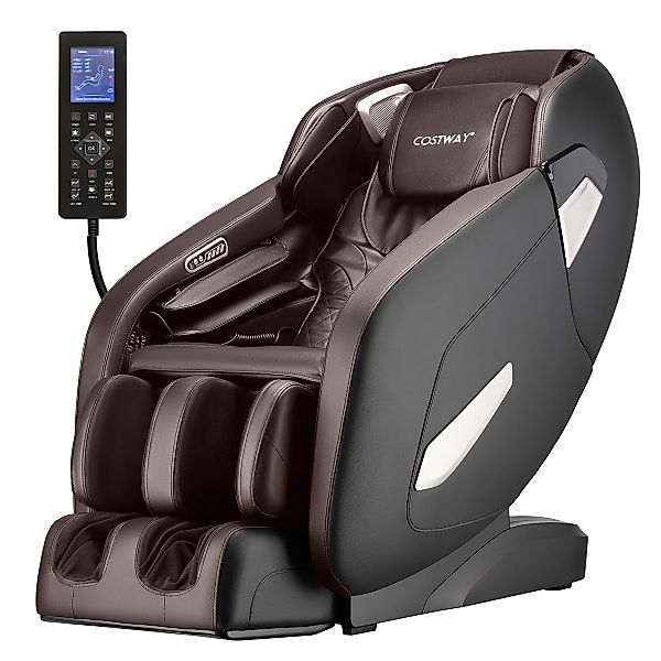 COSTWAY Massagesessel, mit Wärme-&Liegefunktion, Ganzkörper Zero günstig online kaufen