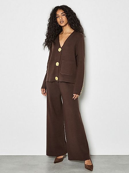 Apricot Cardigan Cardigan mit übergroßen, gehämmerten Knöpfen günstig online kaufen