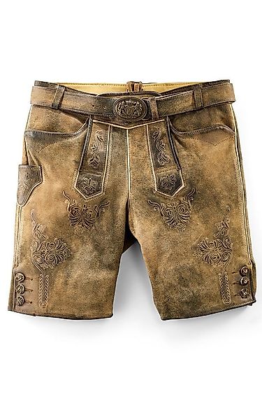 Maddox Trachtenlederhose Ammersee Stickerei an Latz günstig online kaufen
