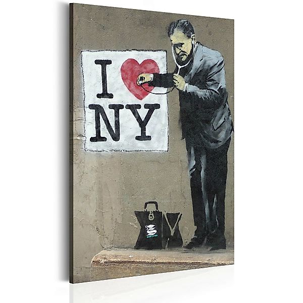 Wandbild - I Love New York By Banksy günstig online kaufen