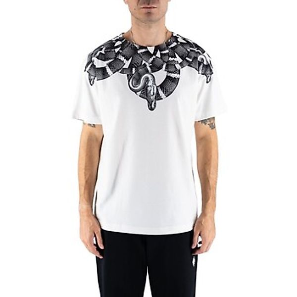 County Of Milan  T-Shirt Weies Schlangen-T-Shirt günstig online kaufen