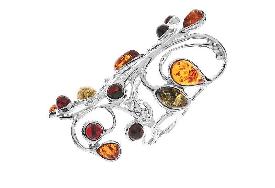 OSTSEE-SCHMUCK Silberring - Börke - Silber 925/000 - Bernstein (1-tlg) günstig online kaufen