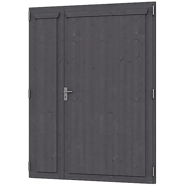 Skanholz Doppelflügeltür für Carports, 148 x 198 cm günstig online kaufen