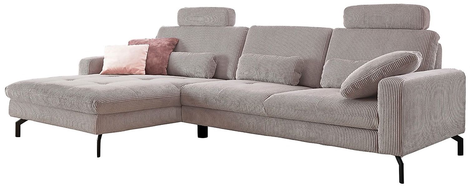 Die PlanBar Ecksofa "MP-IN20110 L-Form mit Federkern-Polsterung", optional günstig online kaufen