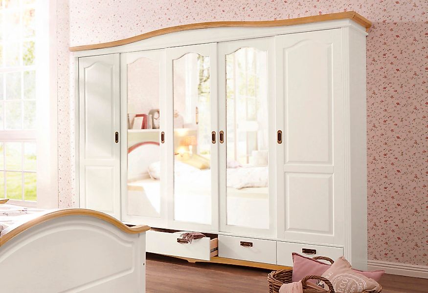 Home affaire Schiebetürenschrank »Konrad, Landhausstil, rustikal, mit Schub günstig online kaufen