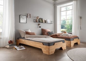 Wohnglücklich Bett Denver, Stapelbar günstig online kaufen