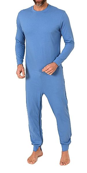 Normann Care Pyjama Herren Pflegeoverall langarm Einteiler mit Reißverschlu günstig online kaufen