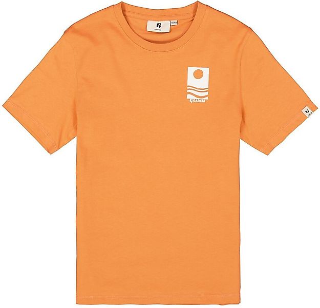 Garcia T-Shirt T-Shirt– Orange mit Rückenprint günstig online kaufen