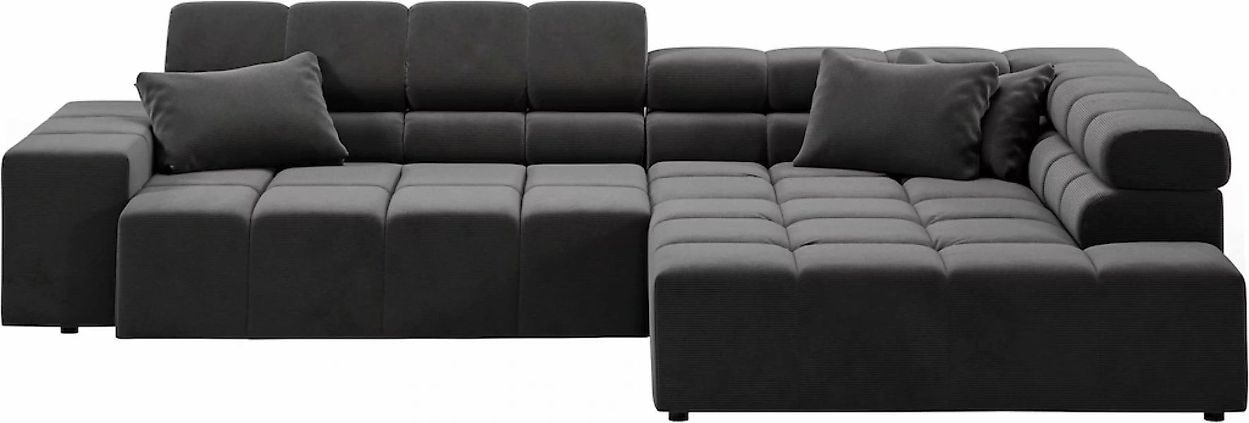 INOSIGN Ecksofa »Ancona incl. Kopfteilverstellung, Breite 319cm, L-Form«, w günstig online kaufen