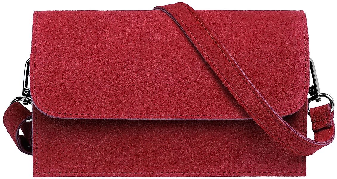 Caspar Umhängetasche Wildleder Dirndltasche Damen Handtasche günstig online kaufen