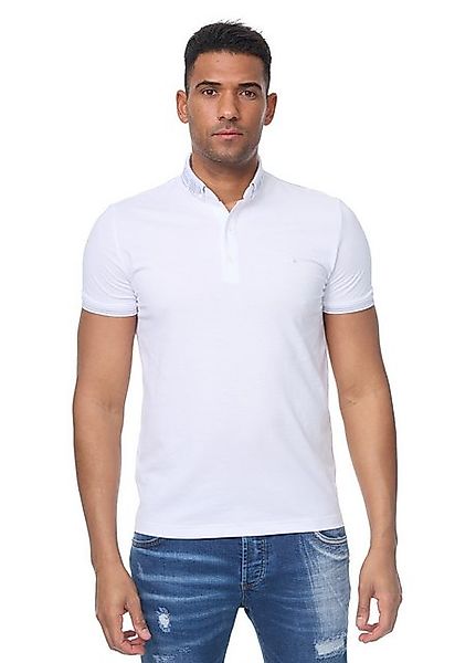 Denim Distriqt Poloshirt Modernes sommerliches Herren Poloshirt mit feinen günstig online kaufen