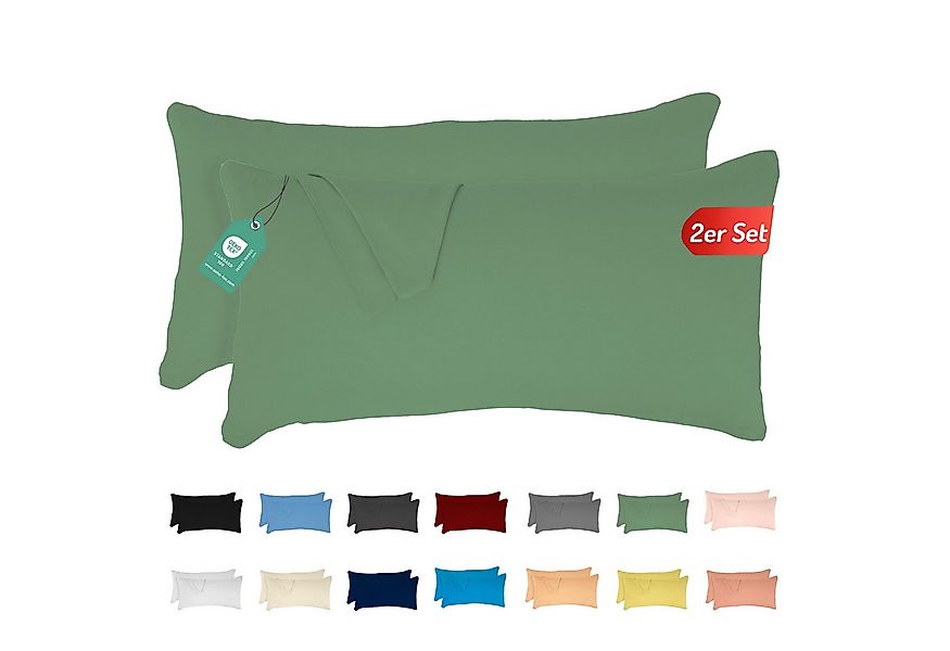 livessa Kissenbezug 2er Set Kissenbezug - Verdeckter Reißverschluss - Kopfk günstig online kaufen