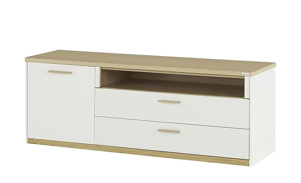 Wohnwert TV-Element  Libro Plus ¦ weiß ¦ Maße (cm): B: 166 H: 60 T: 50.0 Ko günstig online kaufen