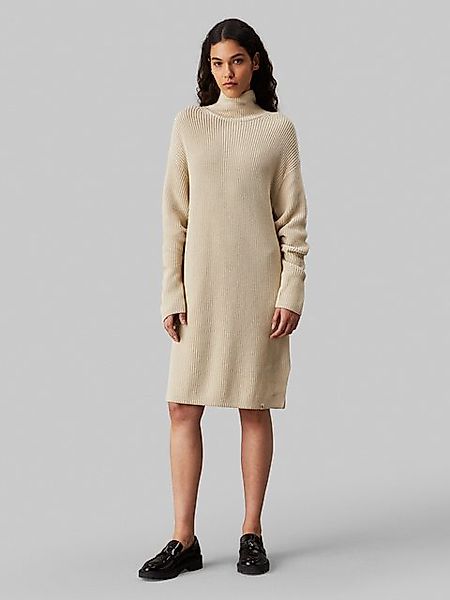 Calvin Klein Jeans Sweatkleid "CHUNKY LOOSE SWEATER DRESS", mit Logopatch günstig online kaufen