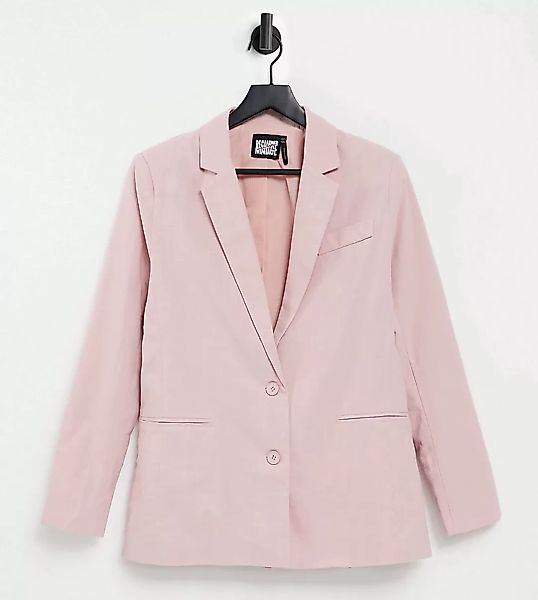 Reclaimed Vintage Inspired – Blazer in Rosa, Kombiteil günstig online kaufen