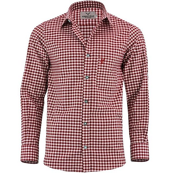 German Wear Trachtenhemd GW1202 Bayerisches Trachtenhemd Trachtenmode Beere günstig online kaufen