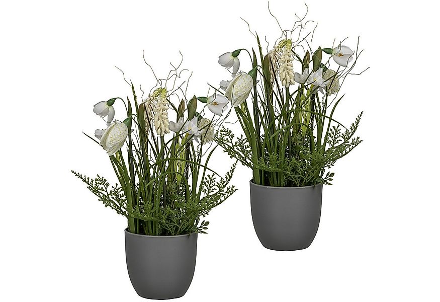 Kunstblume Arrangement mit Frühlingsblumen, Creativ green, Höhe 20 cm, mit günstig online kaufen