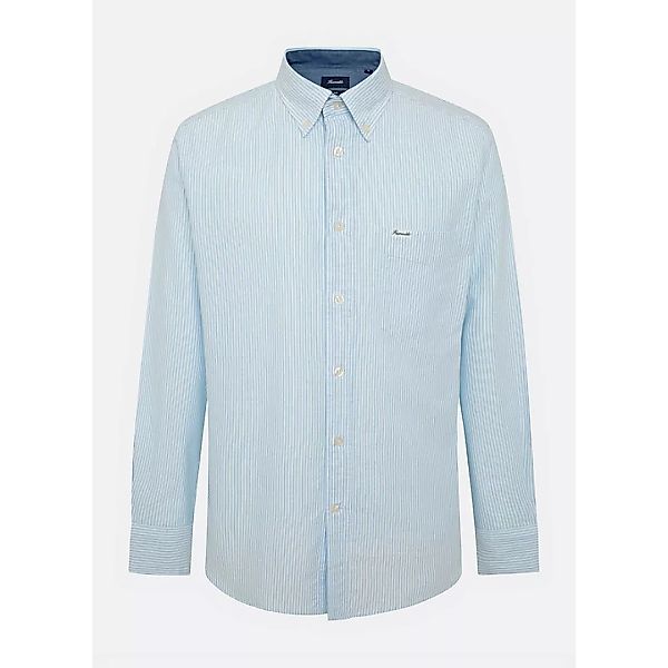 FaÇonnable Sportswear Club Button-down Oxford Stripe 38 Langarm Hemd XL Azz günstig online kaufen