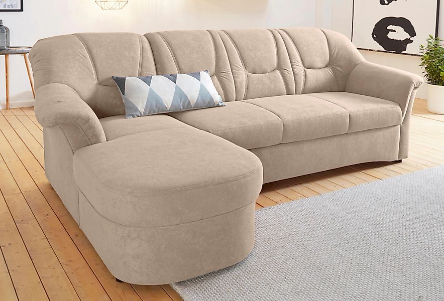 DOMO collection Ecksofa "Sarafina zeitlos und komfortabel, optional mit Fed günstig online kaufen