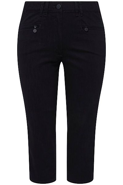 Ulla Popken Funktionshose Hose Mony wadenlang Zipptaschen Stretch günstig online kaufen