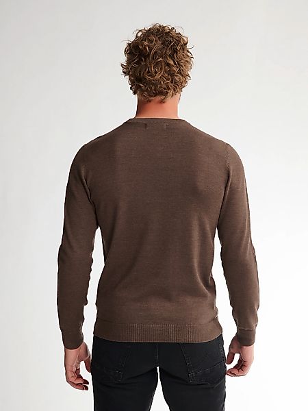 Petrol Industries V-Ausschnitt-Pullover V-Neck Basi Materialmix mit Baumwol günstig online kaufen