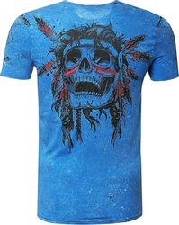 Rusty Neal T-Shirt mit seitlichem Print günstig online kaufen