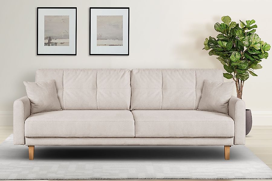 Home affaire 3-Sitzer TRIPLO optionale Schlafsofa günstig online kaufen