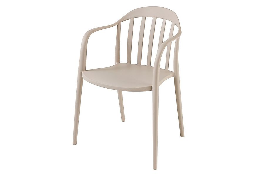 riess-ambiente Gartenstuhl STUDIO ITALIA taupe · wetterfester Stapelstuhl f günstig online kaufen