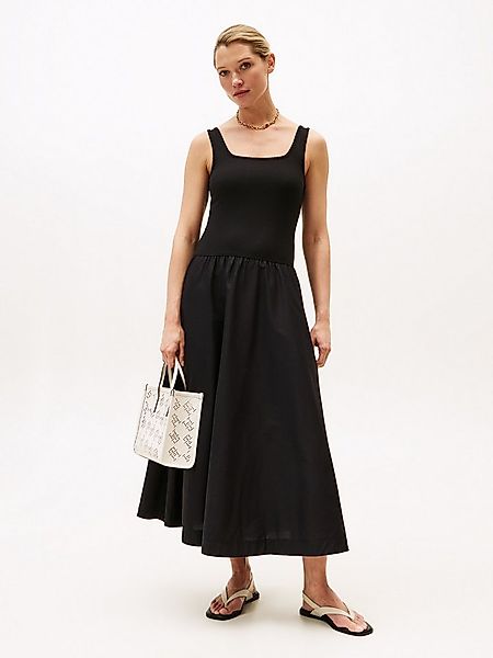 Tommy Hilfiger A-Linien-Kleid 5X2 RIB MIDI MIX F&F DRS günstig online kaufen