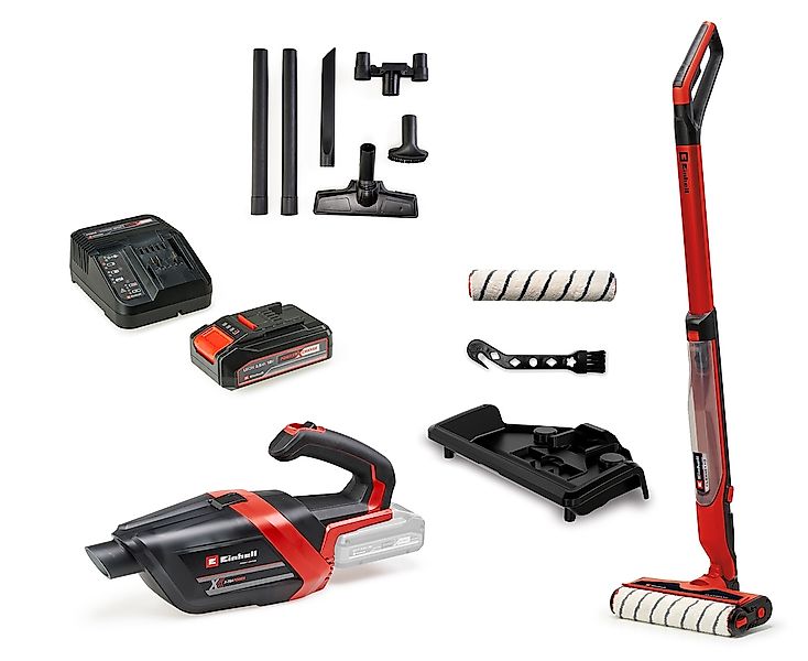Einhell Hartbodenreiniger "CLEANEXXO + TE-HV 18/06 Set" inkl. Akku 18V/2,5A günstig online kaufen