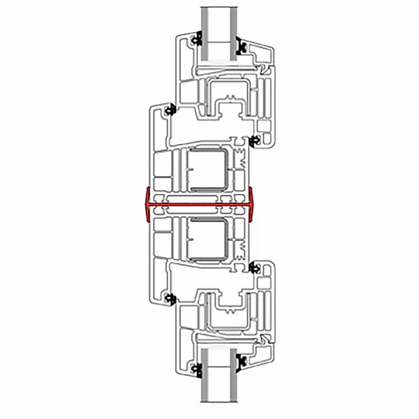 KM Meeth H-Kopplungsprofil Weiß Länge 1400 mm günstig online kaufen